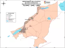 Mapa Municipio de Colombia